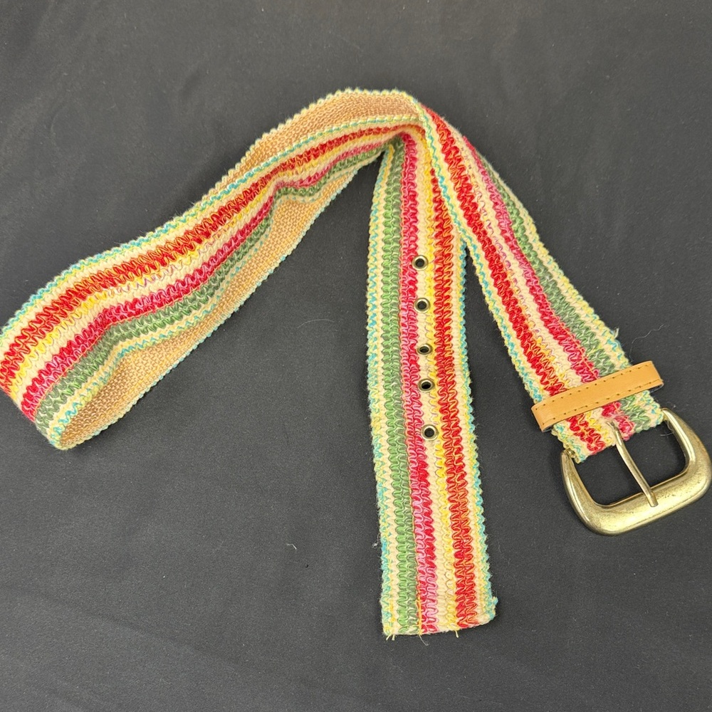 Multicolor Striped Women's Belt ADI